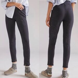 NWT Daily Practice by Anthropologie Everyday Ribbed Trim Leggings Black
